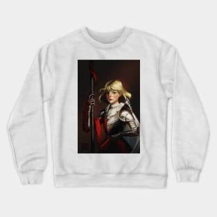 Holy Warrior Girl Crewneck Sweatshirt